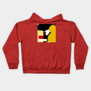 T.S. Red Shapes Kids Hoodie